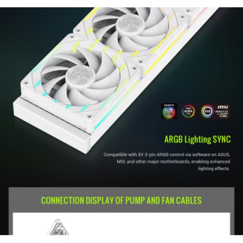 Кулер для процессора Gamemax HAILSTORM 360 WH