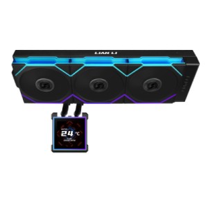 Система жидкостного охлаждения Lian Li HydroShift II LCD-S 360CL Black (G89.GHS2LCDS36CB.00)