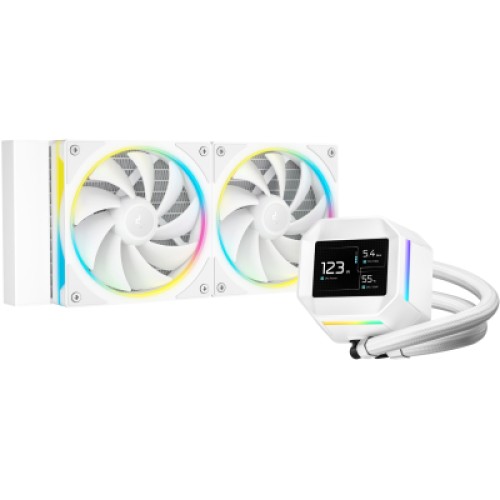 Система жидкостного охлаждения Deepcool LM240 WH (R-LM240-WHDMMC-1)