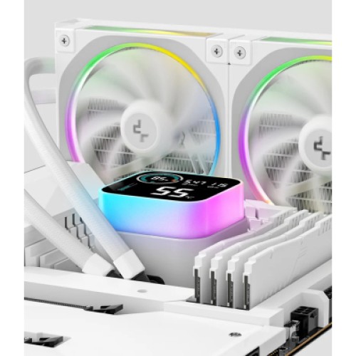 Система жидкостного охлаждения Deepcool LQ360 Ultra ARGB WH (R-LQ360-WHASMC-G-1)