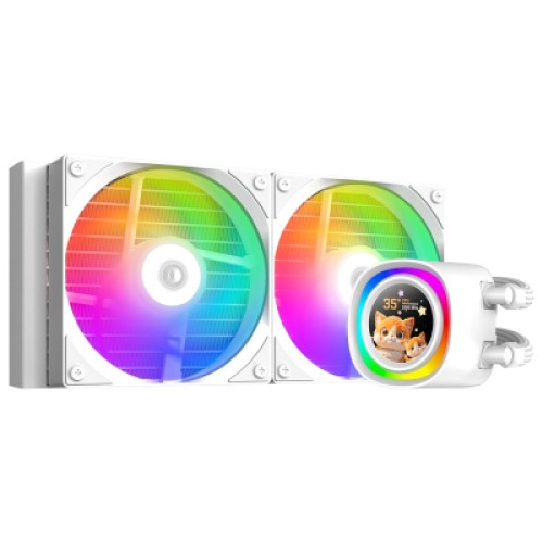 Система жидкостного охлаждения ID-Cooling FX240 LCD WHITE Система жидкостного охлаждения ID-Cooling FX240 LCD WHITE