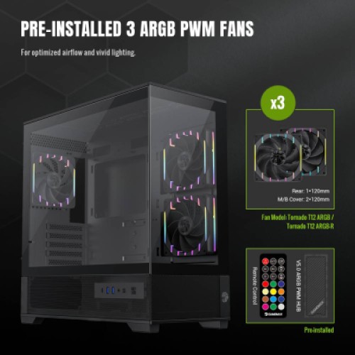 Корпус для ПК Gamemax VISTA 2 MB