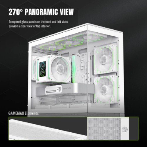 Корпус для ПК Gamemax VISTA 2 MW Корпус для ПК Gamemax VISTA 2 MW