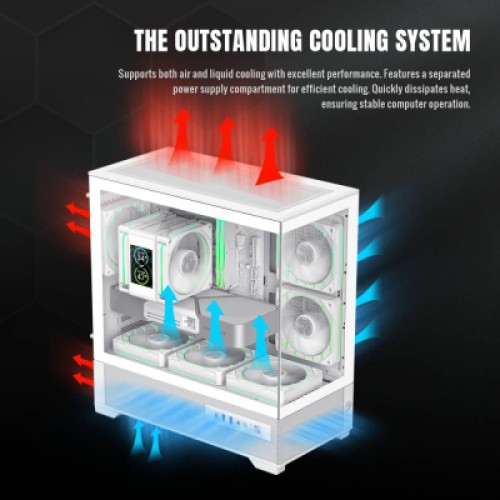 Корпус для ПК Gamemax VISTA 2 MW Корпус для ПК Gamemax VISTA 2 MW