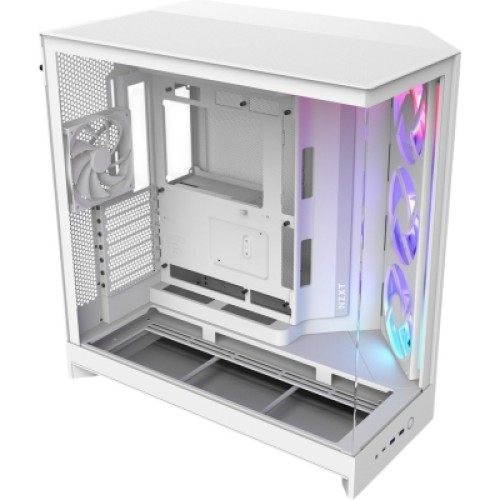 Корпус для ПК NZXT H9 Flow RGB Dual-Chamber White (CM-H92FW-R1)