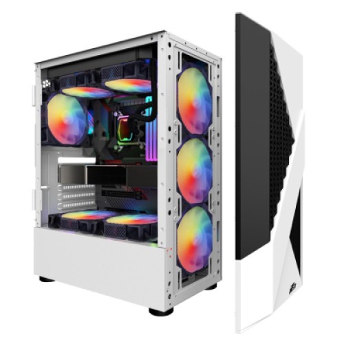 Корпус для ПК 1stPlayer F3-A-WH-4F1-PS-600FK-EU