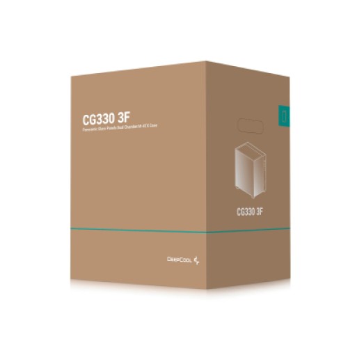 Корпус для ПК Deepcool CG330 3F Black (R-CG330-BKNGM3-G)