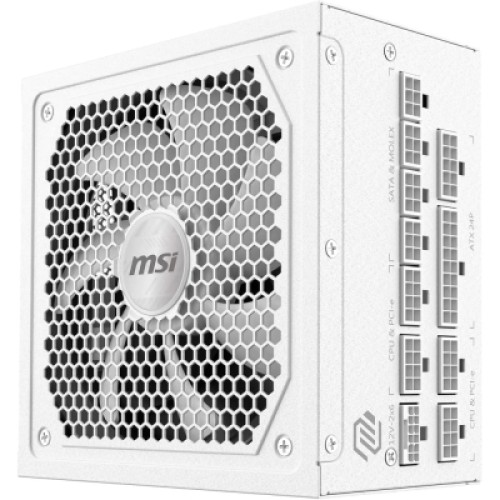 Блок питания MSI 1000W (MAG A1000GL PCIE5 WHITE)