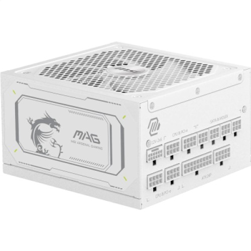 Блок питания MSI 1000W (MAG A1000GL PCIE5 WHITE)
