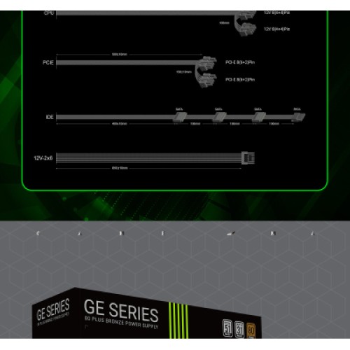 Блок питания Gamemax 750W (GE-750) Блок питания Gamemax 750W (GE-750)