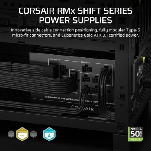 Блок питания Corsair 1000W RM1000x Shift ATX 3.1 (CP-9020300-EU) Блок питания Corsair 1000W RM1000x Shift ATX 3.1 (CP-9020300-EU)