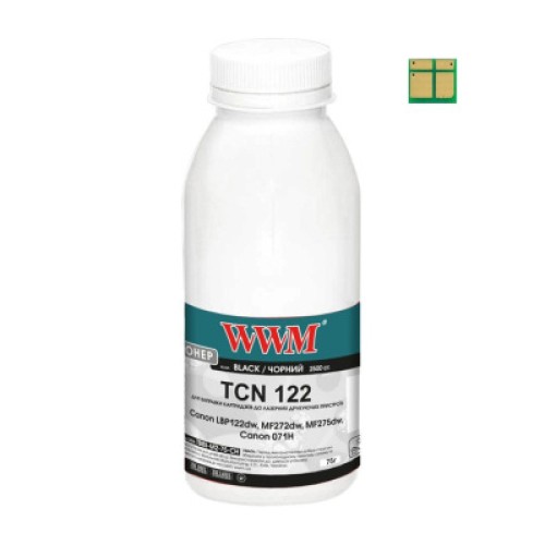 Тонер Canon LBP122dw, MF272dw, MF275dw, Canon 071H 75г 2.5K chip WWM (TB85-M2-75-CH) Тонер Canon LBP122dw, MF272dw, MF275dw, Canon 071H 75г 2.5K chip WWM (TB85-M2-75-CH)
