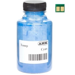 Тонер Canon LBP-850C/852i, 059 150г 7K Cyan chip АНК (50000588)