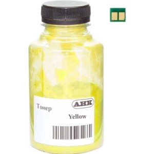 Тонер Canon LBP-850C/852i, 059 150г 7K Yellow chip АНК (50000590)