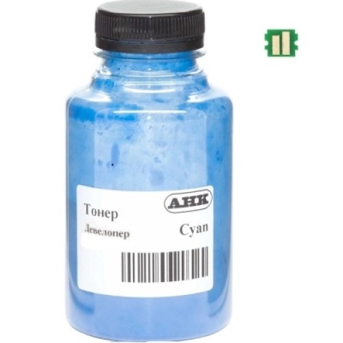 Тонер Kyocera Ecosys PA4000/MA4000, TK-5380 270г Cyan developer+chip АНК (50000572)