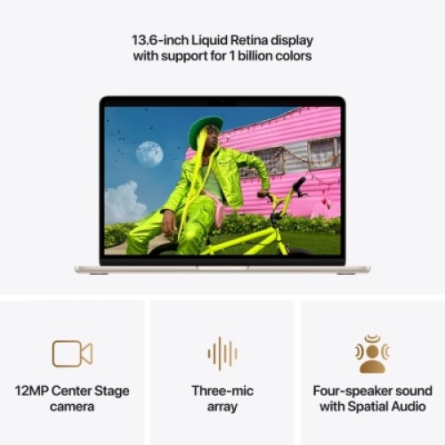 Ноутбук Apple MacBook Air 13 M5 A3449 Starlight (MDHD4UA/A)