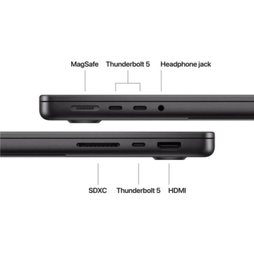 Ноутбук Apple MacBook Pro 14 A3434 M5 Space Black (MJ3D4UA/A)