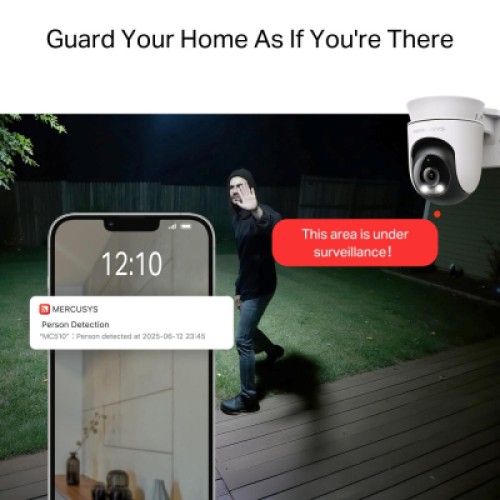 Камера видеонаблюдения Mercusys IP-Камера MERCUSYS MC510 3MP N300 microSD motion detection, зовнішня (MC510)