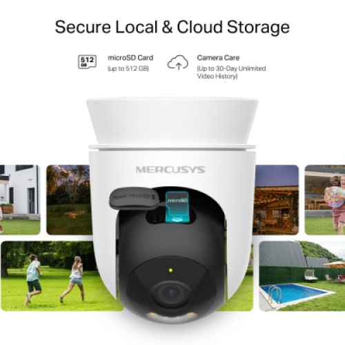 Камера видеонаблюдения Mercusys IP-Камера MERCUSYS MC510 3MP N300 microSD motion detection, зовнішня (MC510)