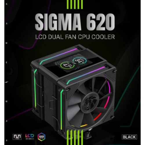Кулер для процессора Gamemax SIGMA 620 LCD BK