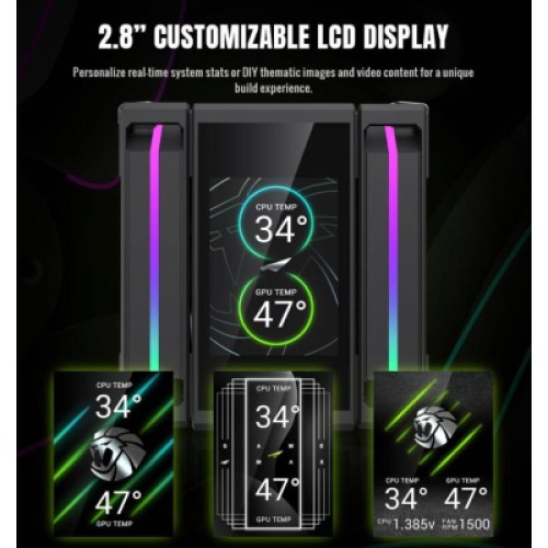 Кулер для процессора Gamemax SIGMA 620 LCD BK