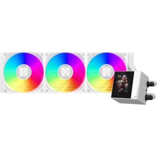 Система жидкостного охлаждения PcCooler DC360 Pro ARGB Display WH Система жидкостного охлаждения PcCooler DC360 Pro ARGB Display WH