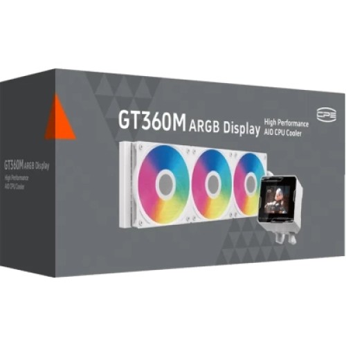 Система жидкостного охлаждения PcCooler GT360M ARGB Display WH