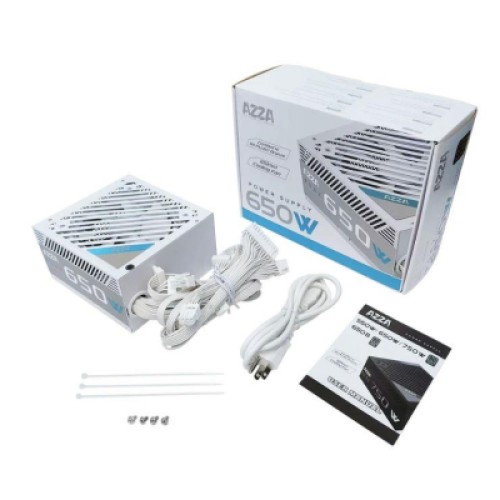 Блок питания Azza 650W (PSAZ-650B-WHITE)