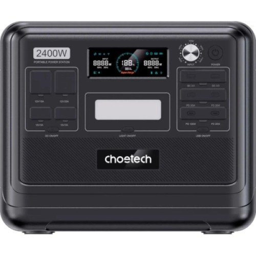 Зарядная станция Choetech BS008-BQB 2400W 2048Wh (BS008-BQB)