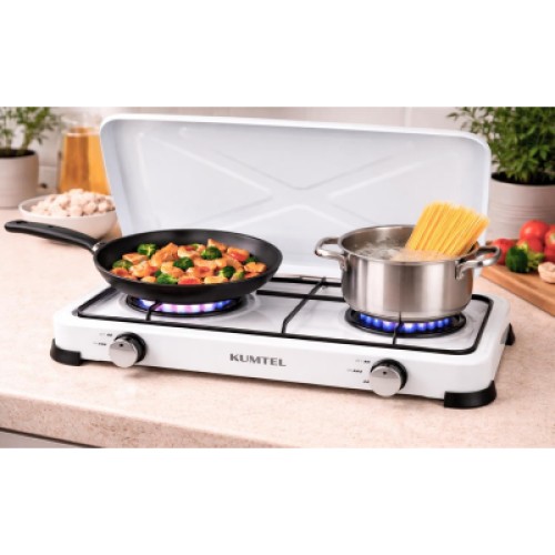 Настольная плита KUMTEL HGCL-1002W