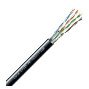 Кабель сетевой ЗЗКМ UTP 305м cat.6, CU, 4х2х23AWG, РЕ, зовнішній (7091011)