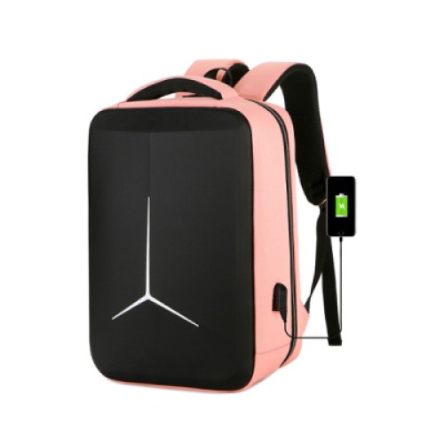 Рюкзак для ноутбука Voltronic 15.6", TT-2020-2P, Nylon, Polyester, Oxford, Pink, USB (TT-2020-2P)