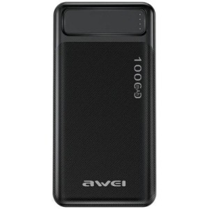 Батарея універсальна AWEI 10000mAh P5K, 10W, Black (6954284094009)