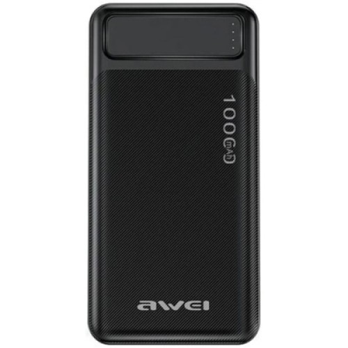 Батарея универсальная AWEI 10000mAh P5K, 10W, Black (6954284094009) Батарея универсальная AWEI 10000mAh P5K, 10W, Black (6954284094009)