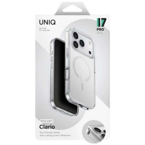 Чехол для мобильного телефона Uniq Clario Apple iPhone 17 Pro Transparent (8886463694787)
