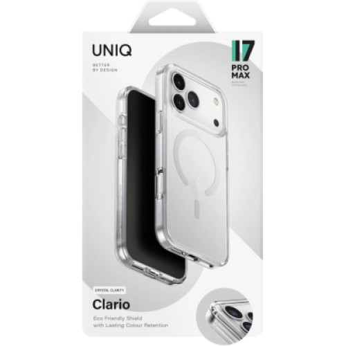Чехол для мобильного телефона Uniq Clario Apple iPhone 17 Pro Max Transparent (8886463694824) Чехол для мобильного телефона Uniq Clario Apple iPhone 17 Pro Max Transparent (8886463694824)
