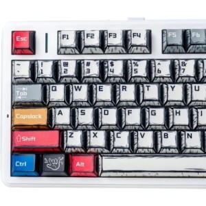 Клавіатура Aula F75 Reaper Switch Wireless/Bluetooth/USB UA Comic (6978080501578)