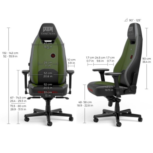 Кресло игровое Noblechairs LEGEND DOOM Green (NBL-LGD-PU-DDA) Кресло игровое Noblechairs LEGEND DOOM Green (NBL-LGD-PU-DDA)