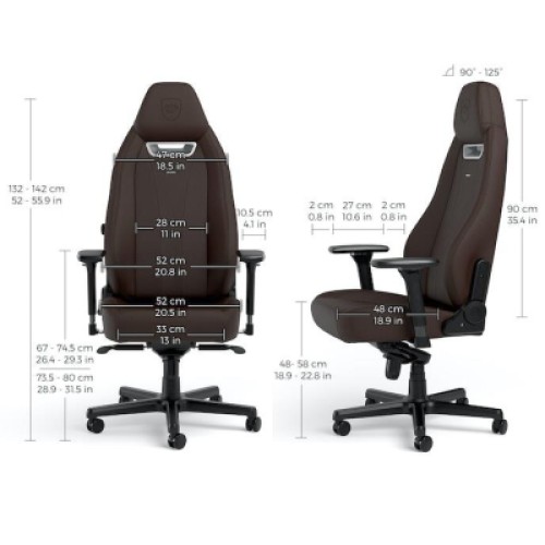 Кресло игровое Noblechairs LEGEND Brown (NBL-LGD-GER-JED) Кресло игровое Noblechairs LEGEND Brown (NBL-LGD-GER-JED)