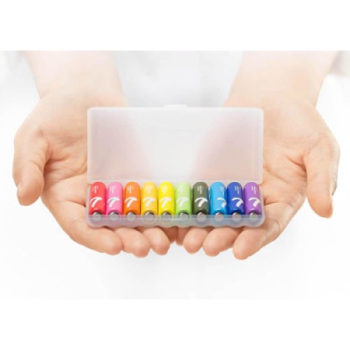 Батарейка CUKTECH AAA rainbow alkaline battery plastic case * 10 (CUKAAB07CNMX) Батарейка CUKTECH AAA rainbow alkaline battery plastic case * 10 (CUKAAB07CNMX)