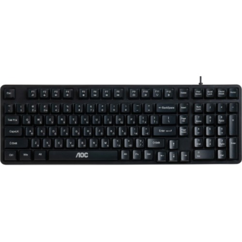 Клавиатура AOC GK116B LED USB UA Black (GK116B/97)