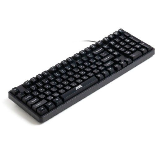 Клавиатура AOC GK116B LED USB UA Black (GK116B/97)