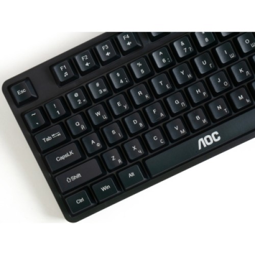 Клавиатура AOC GK116B LED USB UA Black (GK116B/97)