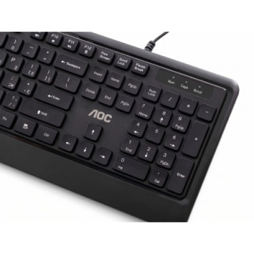 Комплект AOC KM220B USB UA Black (KM220B/97)