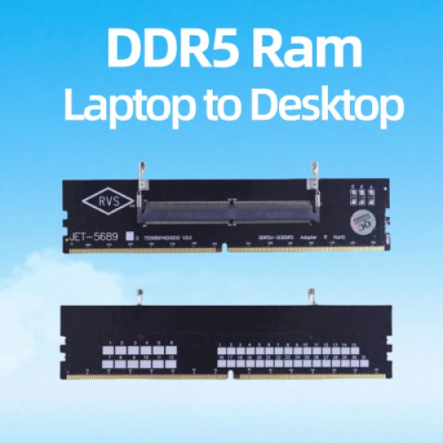 Конвертор Dynamode DDR5 Laptop SO-DIMM to Desktop DIMM RAM Memory (DM-DDR5-DIMM-Converter)