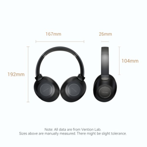 Наушники Vention S11 SoundMate Wireless Black (NBBB0) Наушники Vention S11 SoundMate Wireless Black (NBBB0)