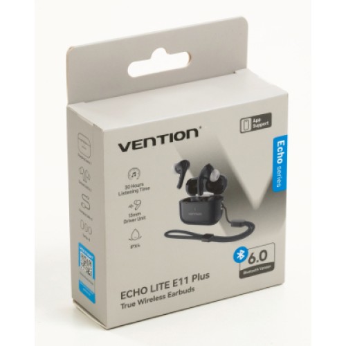 Наушники Vention Echo Lite E11 Plus Black (NBVB0-Plus)