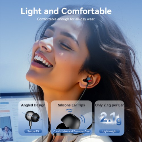 Наушники Vention Echo Lite 3.5mm In-Ear Wired Black (GBABAV)