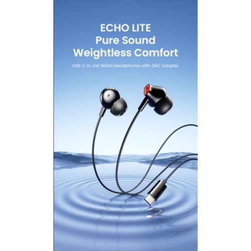 Наушники Vention Echo Lite USB-C In-Ear Wired Black (GBBBAV)