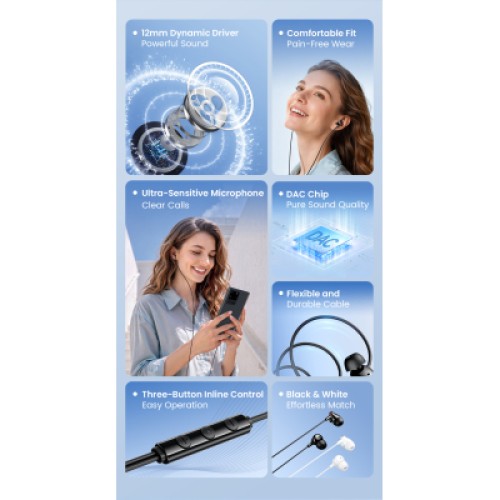 Наушники Vention Echo Lite USB-C In-Ear Wired Black (GBBBAV)